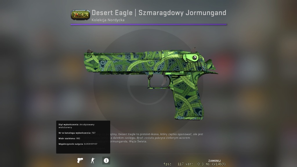 Desert Eagle Emerald Jörmungandr NOWY FN Rzeszów Kup teraz na