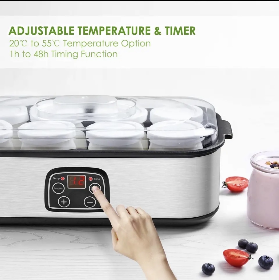 Jogurtownica AICOK YOGURT MAKER SNJ159B Jogurt Sroda Kup teraz na