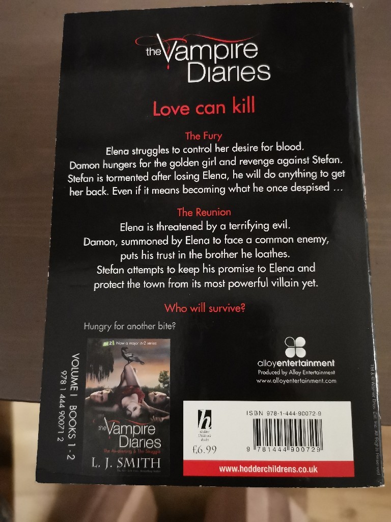 The Vampire Diaries L J Smith Angielska Kup Teraz Za 10 00 Zl Mosina Allegro Lokalnie