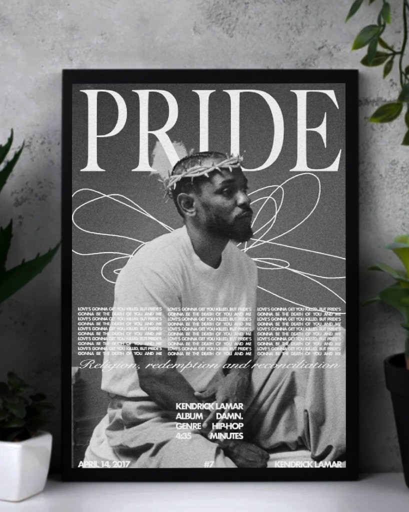 Plakat A3 Kendrick Lamar pride | Nałęczów | Kup teraz na Allegro Lokalnie