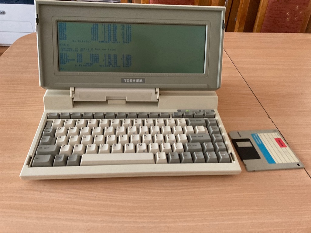 Stary laptop PC Toshiba T1000 Łódź Kup teraz na Allegro Lokalnie