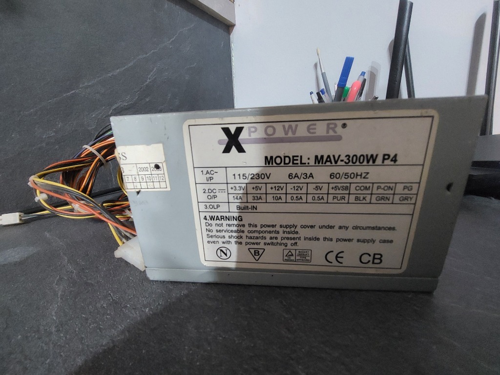 RETRO Zasilacz X-POWER MAV p4 300W | Świdnica | Kup teraz na Allegro ...