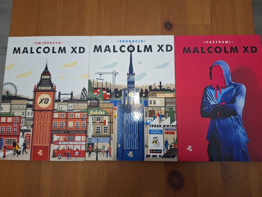 Malcolm XD Emigracja, Edukacja, Pastrami kpl Kąty Opolskie