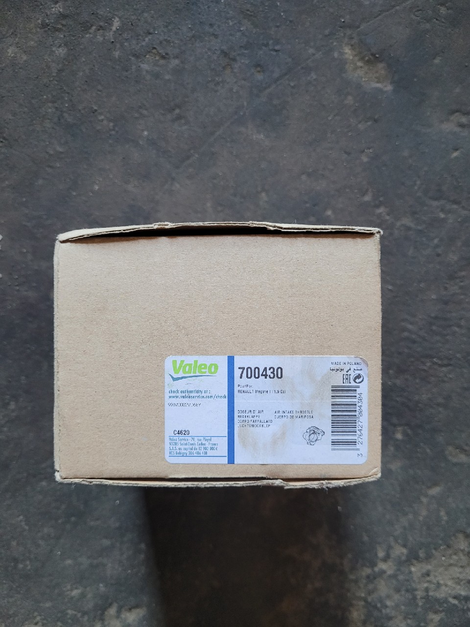 Przepustnica-korpus VALEO 700430