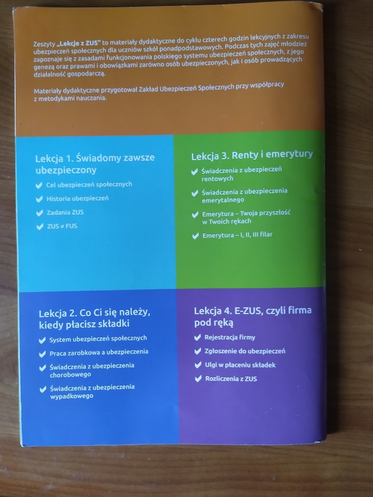 Lekcje Z Zus Materiały Dla Ucznia Odpowiedzi