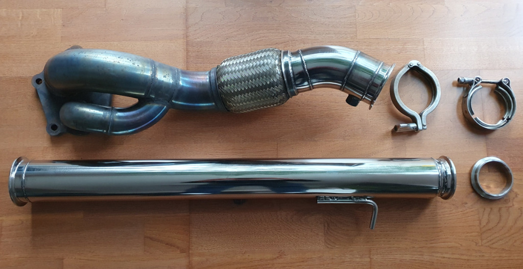 Downpipe testpipe 3