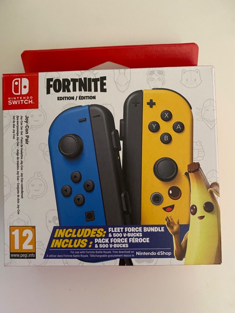 JOYCON FORTNITE EDITION + KOD NA VDOLCE / SWITCH Warszawa Kup