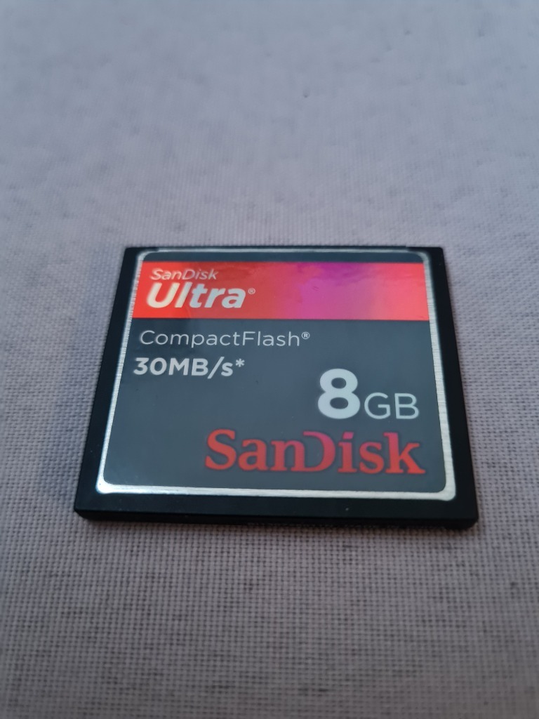 Karta CF Compact Flash SANDISK ULTRA 30MB/S 8 GB | Niepołomice | Kup ...