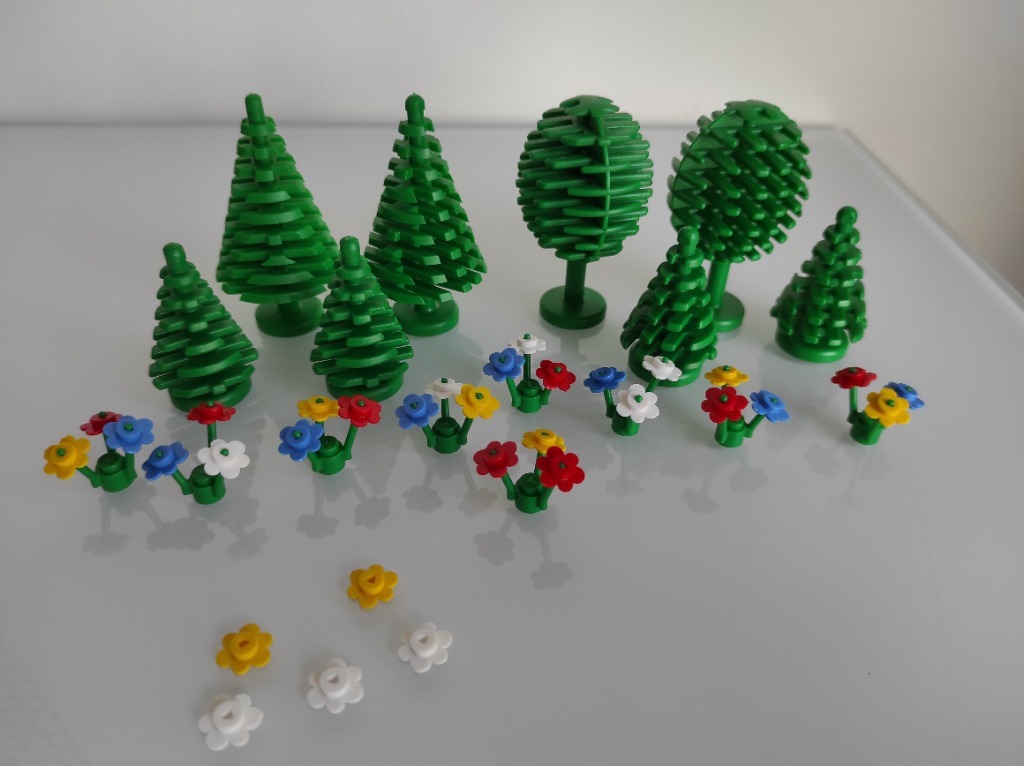 LEGO 6317 Trees and flowers/ Drzewa i kwiaty 1988 Łódź Licytacja na