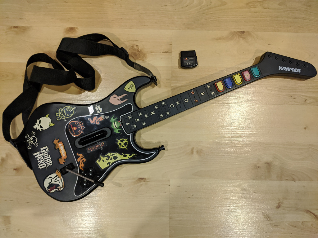 Gitara Kramer Guitar Hero PS2 adapter Warszawa Kup teraz na Allegro