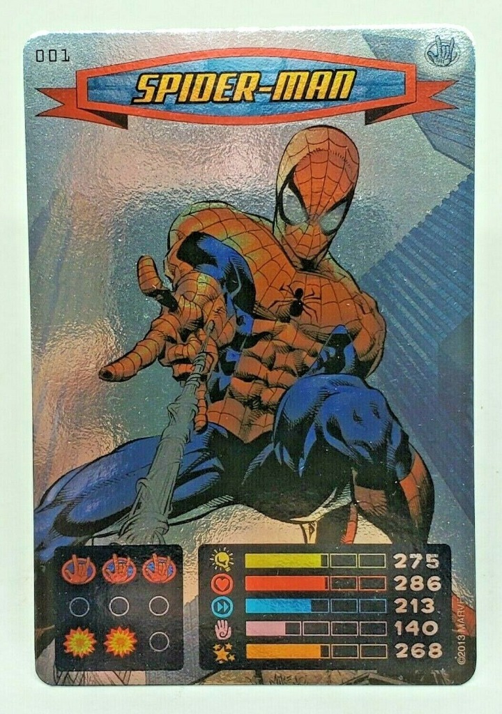 Karta SPIDERMAN HEROES&VILLAINS 001 UNIKAT MARVEL Koszalin Kup