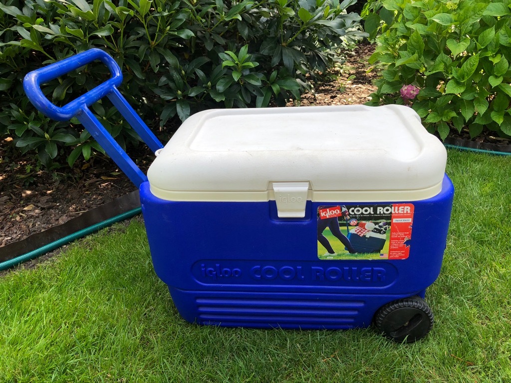 Lodówka na kółkach IGLOO Made in USA 53litry 12! Łódź Licytacja