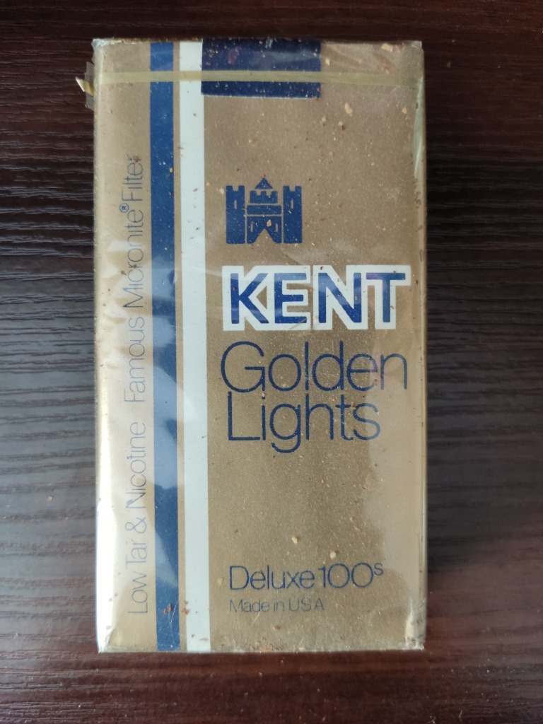 Kolekcjonerskie papierosy KENT GOLDEN LIGHTS 100's Żary Kup teraz