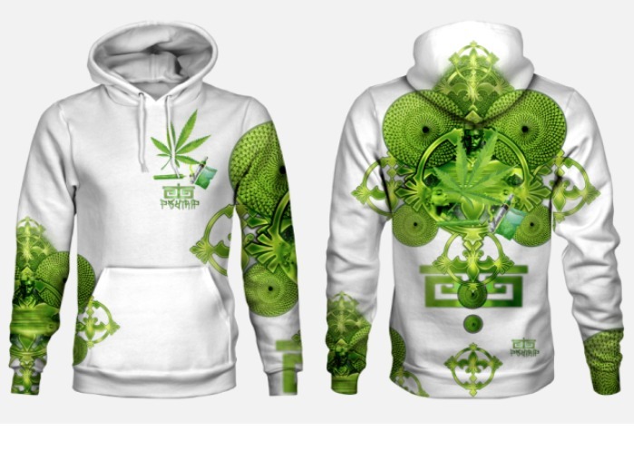 Zdjęcie oferty: Oryginalna bluza marki PsyTrip Green Power, modna!