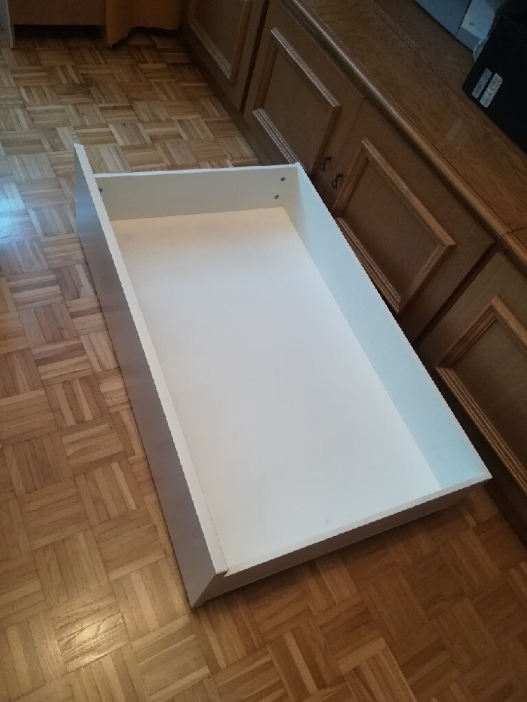 Szuflada pod łóżko IKEA MALM 10973 biała 2 szt Warszawa Kup teraz