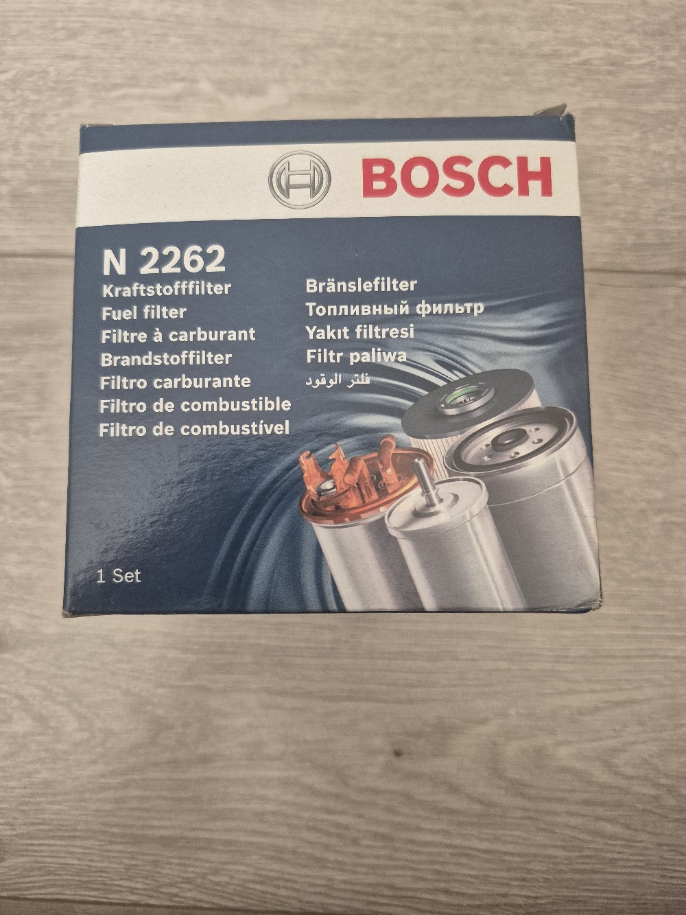 ФІЛЬТР ПАЛИВА BOSCH N 2262 