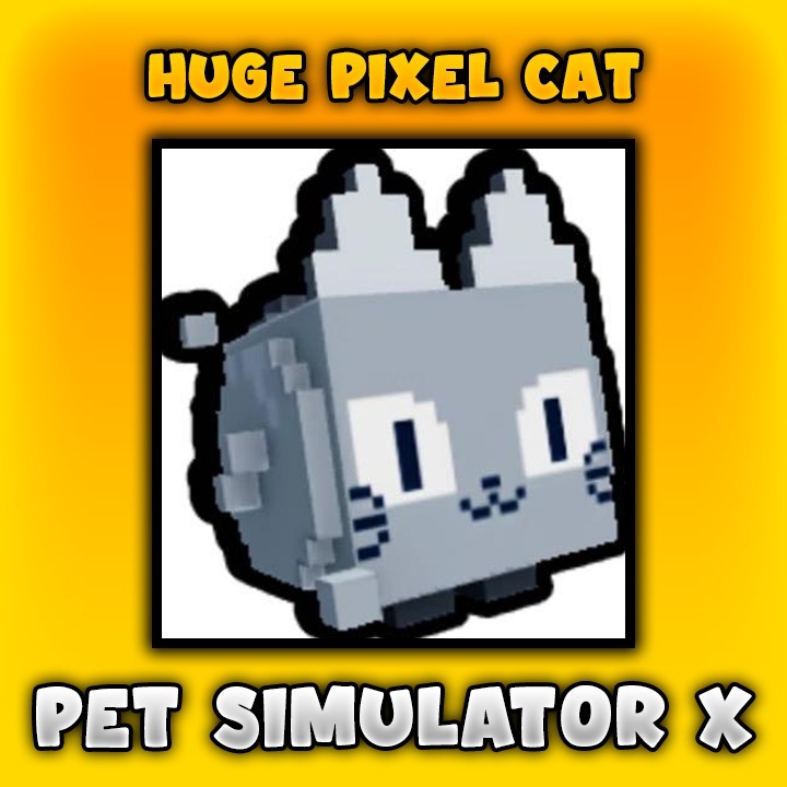 Huge Pixel Cat Pet Simulator X Poznań Kup teraz na Allegro Lokalnie