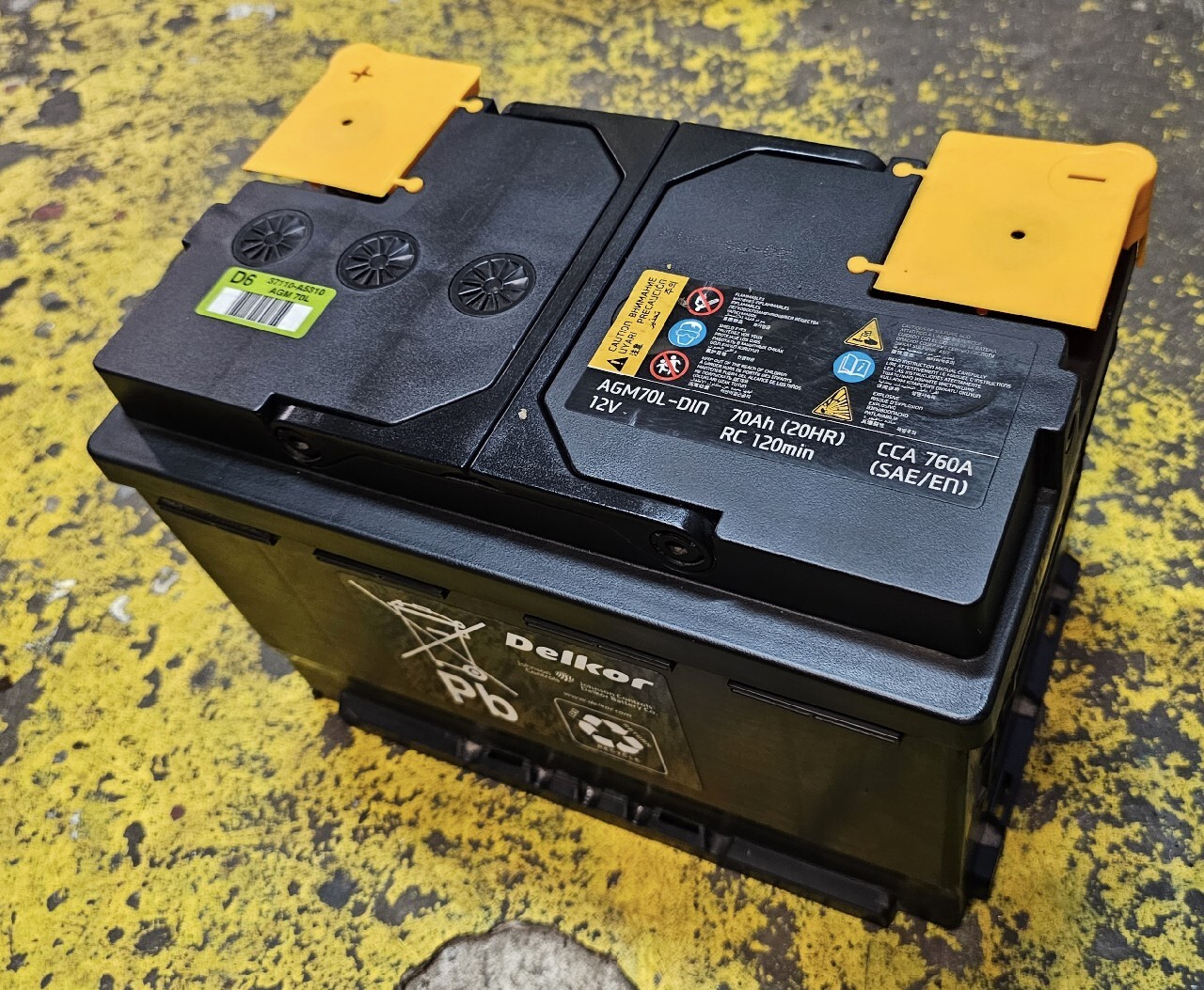 Akumulator AGM70-L 70 Ah 760A sprawny 37110-A5310 | Koszalin | Kup ...