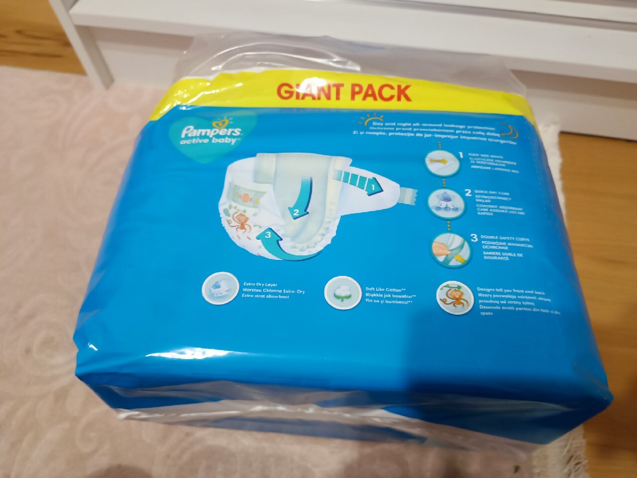 Pampers active baby 4+ pampersy 70 szt | Wujskie | Licytacja na Allegro ...