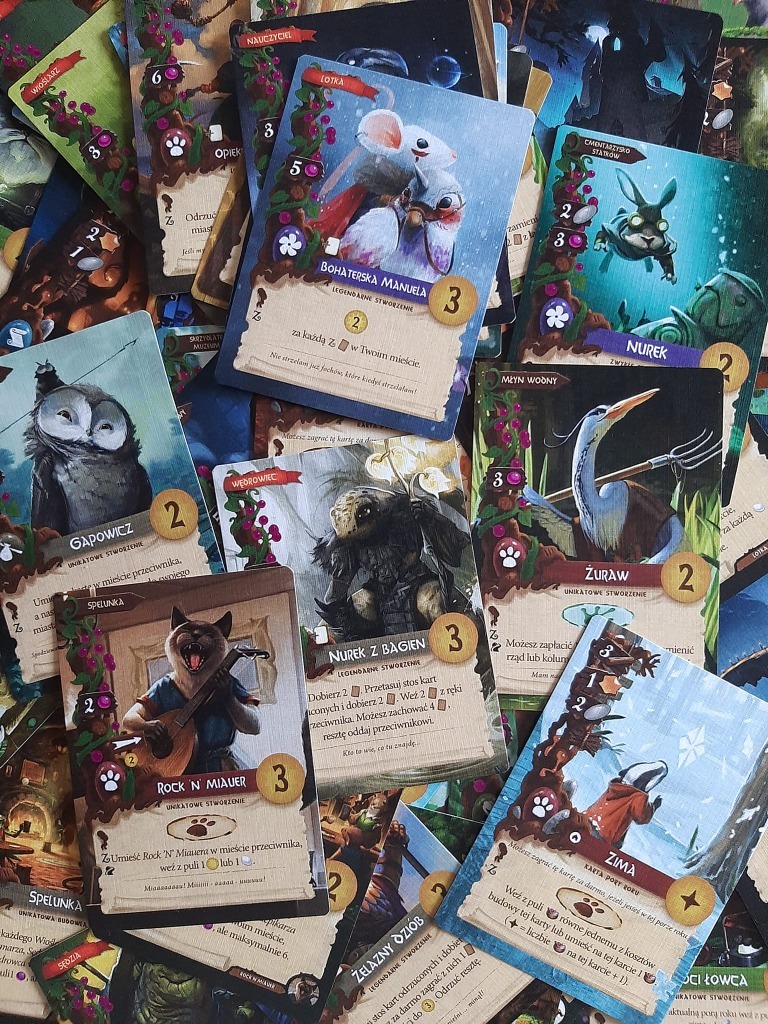 Everdell Custom cards Fanowskie karty Poznan Kup teraz na