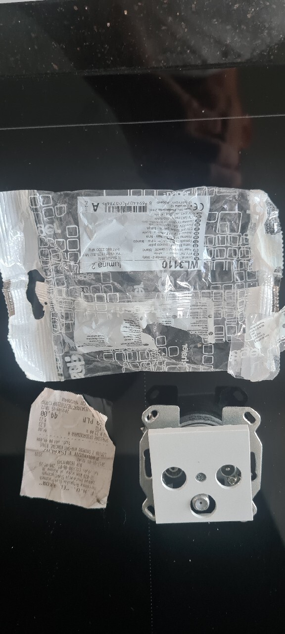 Produktbild von Hager Lumina Weiẞ Modul-Einsätze Steckdosen Netzwerk RTV SAT Scha