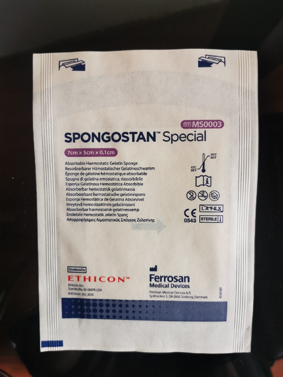 Spongostan Special 7x5x1 cm op.hemostatyczny 1szt Gorzów Wielkopolski