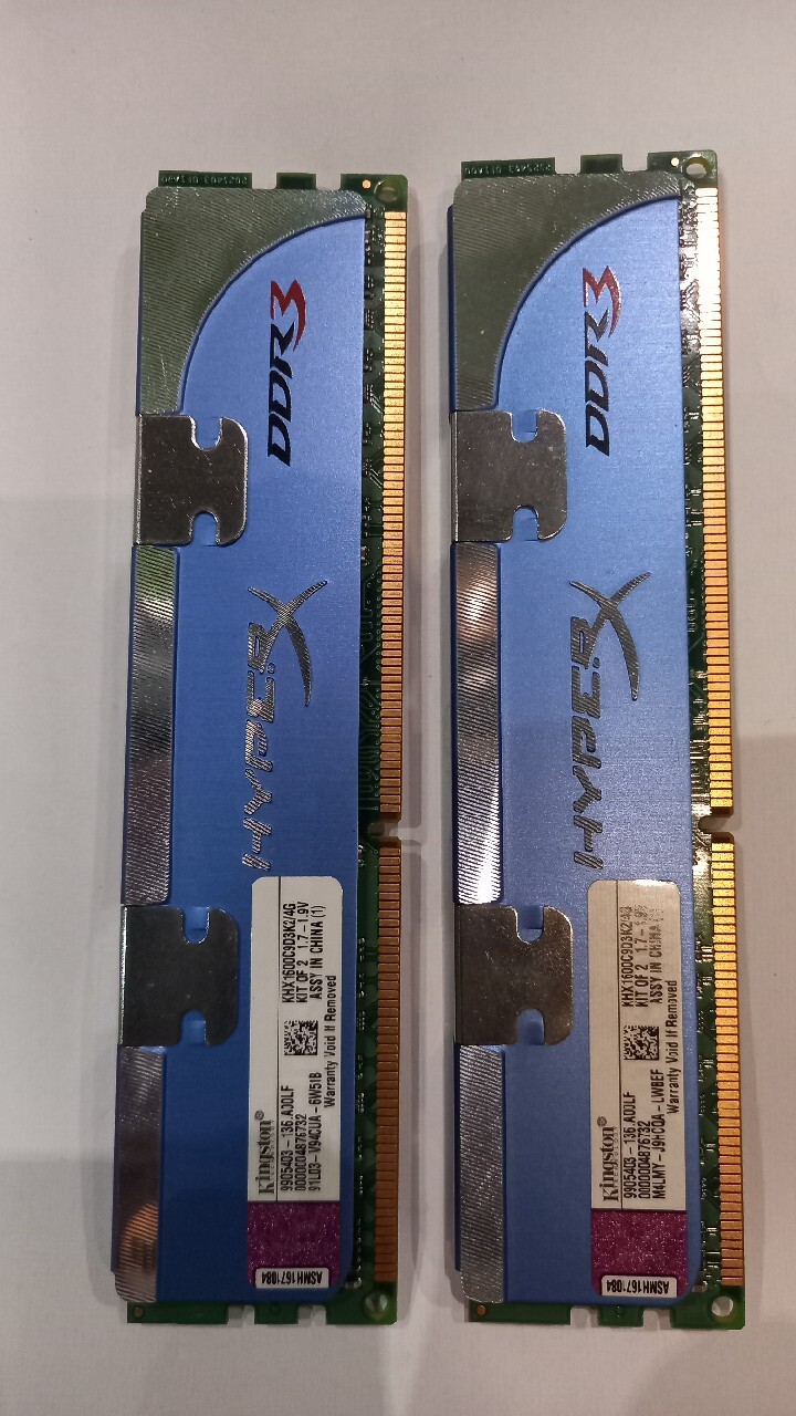 Kingston HyperX 4GB 1600Mhz DDR3 khx1600c9d3k2/4g | Gliwice | Licytacja ...