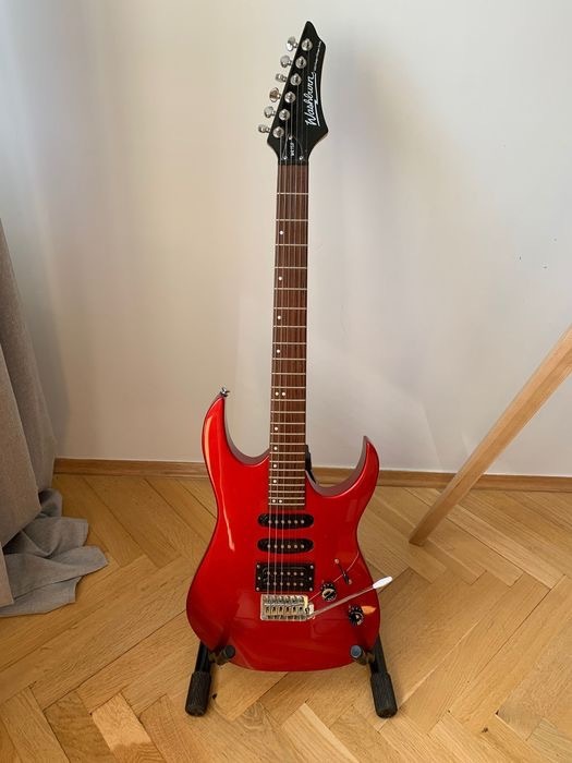 Gitara elektryczna WASHBURN WR150 czerwona nowa Poznań Kup teraz na