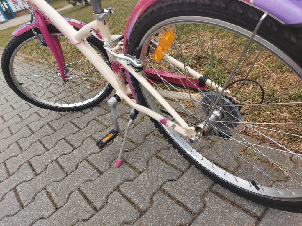 Rower Decathlon dla Dziewczynki z Koszykiem Koła24 Kraków Kup teraz