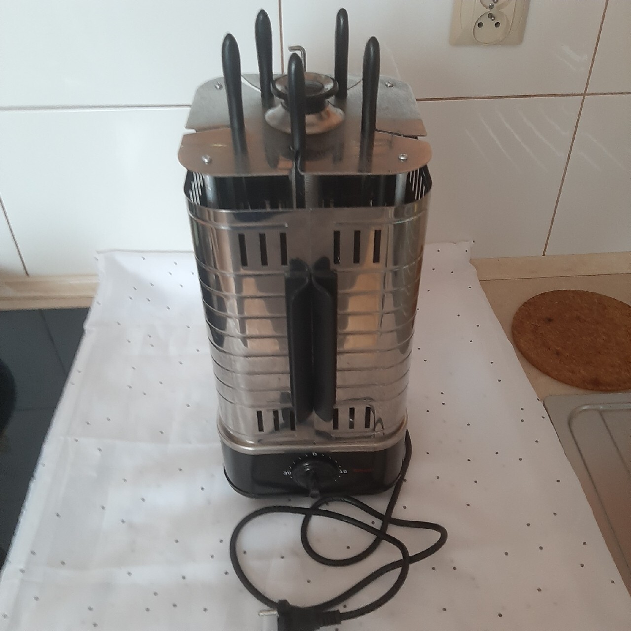 Grill elektryczny pionowy do szaszłyków kebab Chorzele Kup teraz na