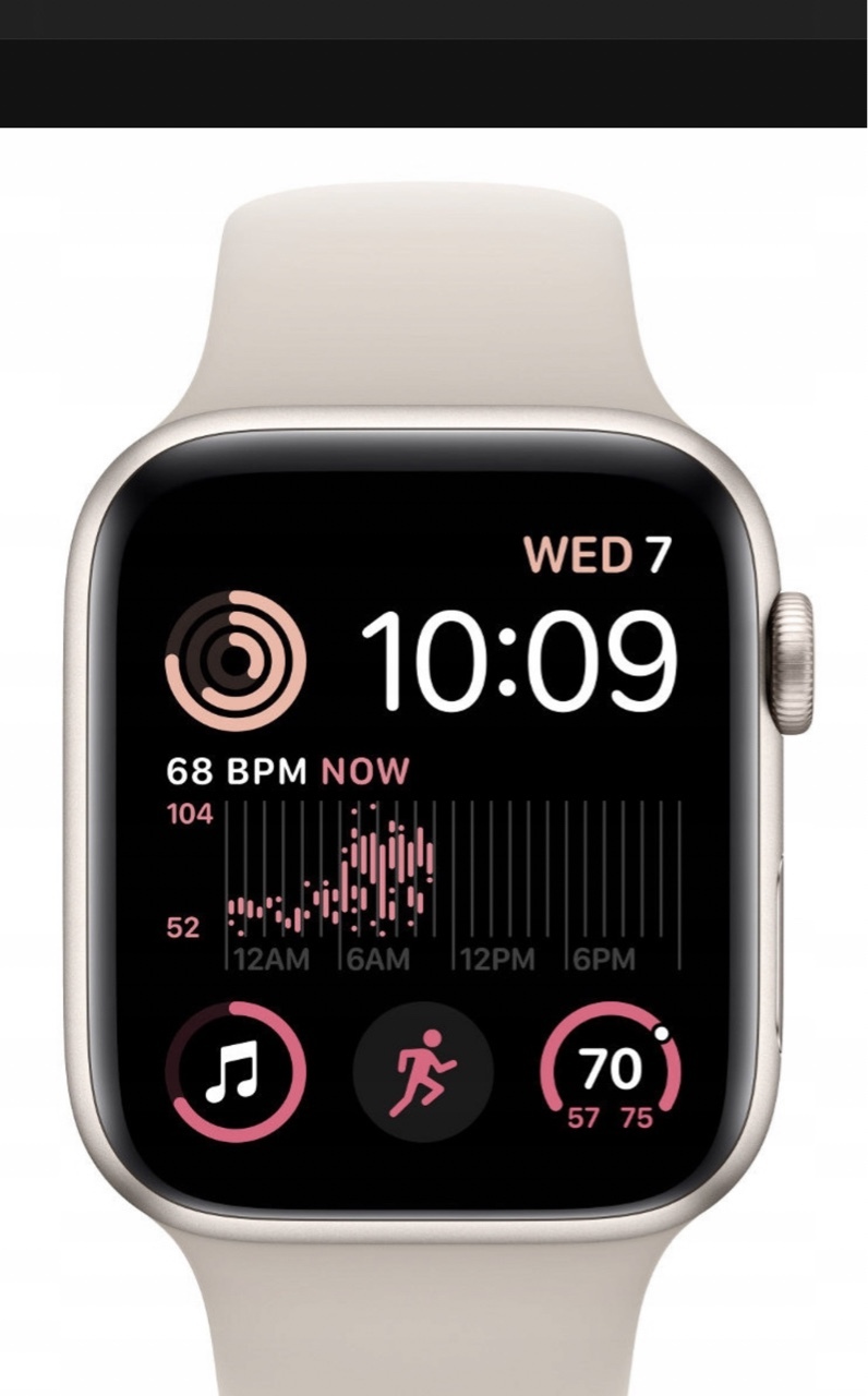 Smartwatch Apple Watch SE GPS 44mm kremowy 2022 Radom Kup teraz na