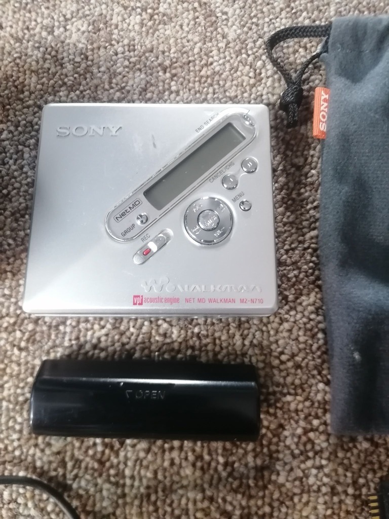 Kultowy Sony MiniDisc MZN710 Walkman! Okazja! Pułtusk Licytacja na Allegro Lokalnie