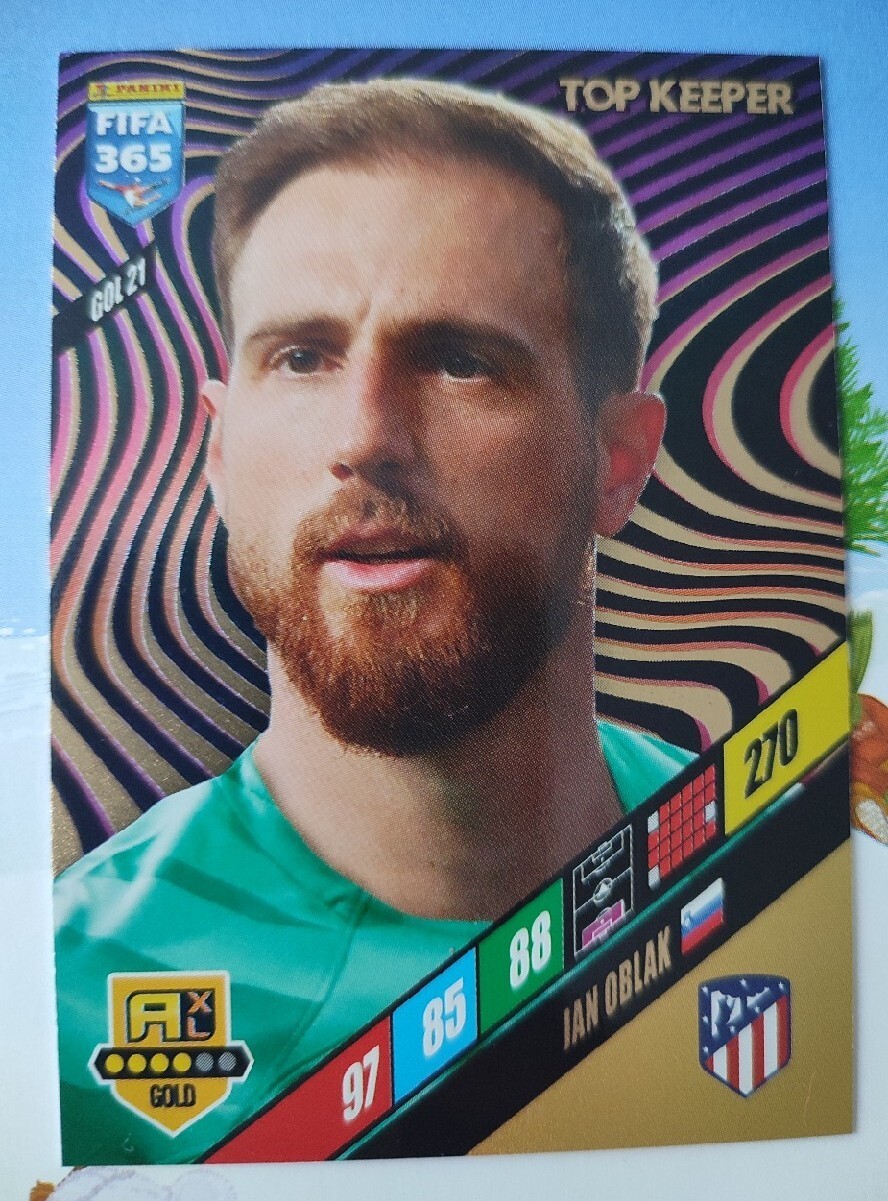 FIFA 2025 Panini 365 Top Keeper Oblak Gold Gol21 Przybysławice Kup
