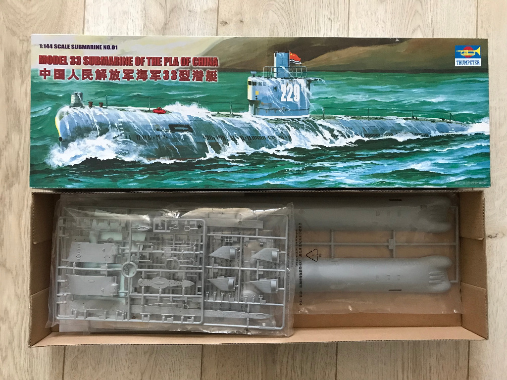 Chinese type 33 submarine (1144) Trumpeter Gdańsk Kup teraz na