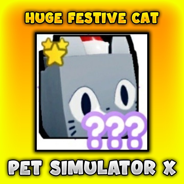 Huge Festive Cat Pet Simulator X Poznań Kup teraz na Allegro Lokalnie