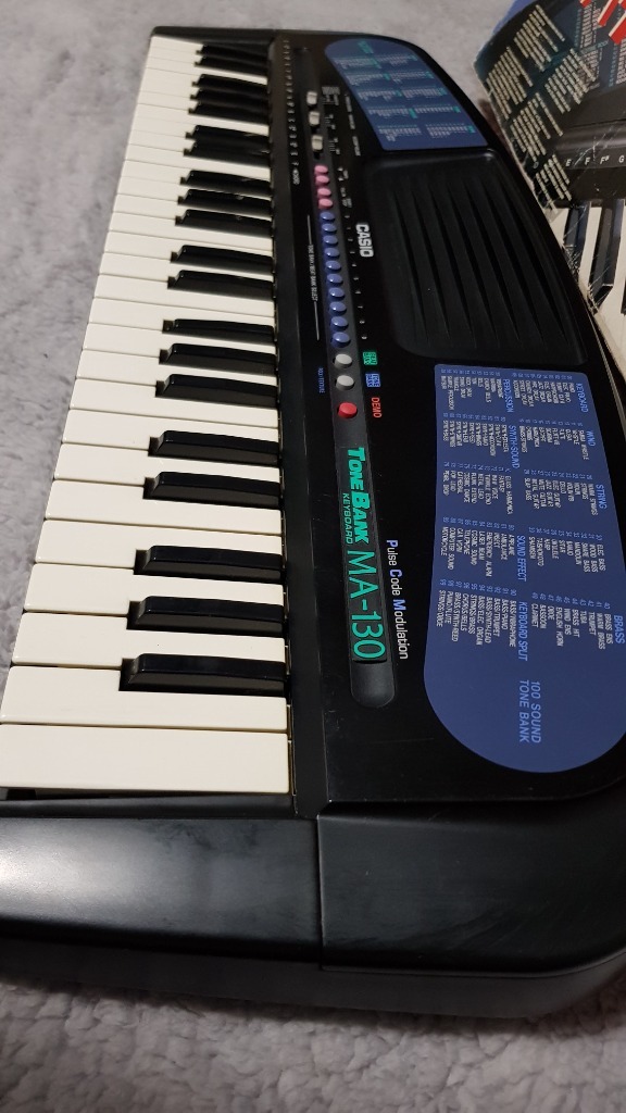 Keyboard CASIO MA130 Tone Bank Zielonka Kup teraz na Allegro Lokalnie