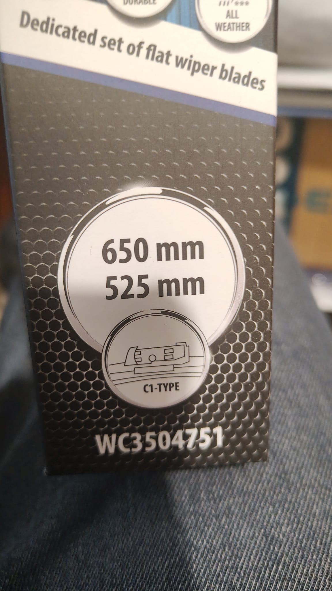 ДВІРНИКИ OXIMO WC3504751 AUDI A6 650MM / 525 MM 