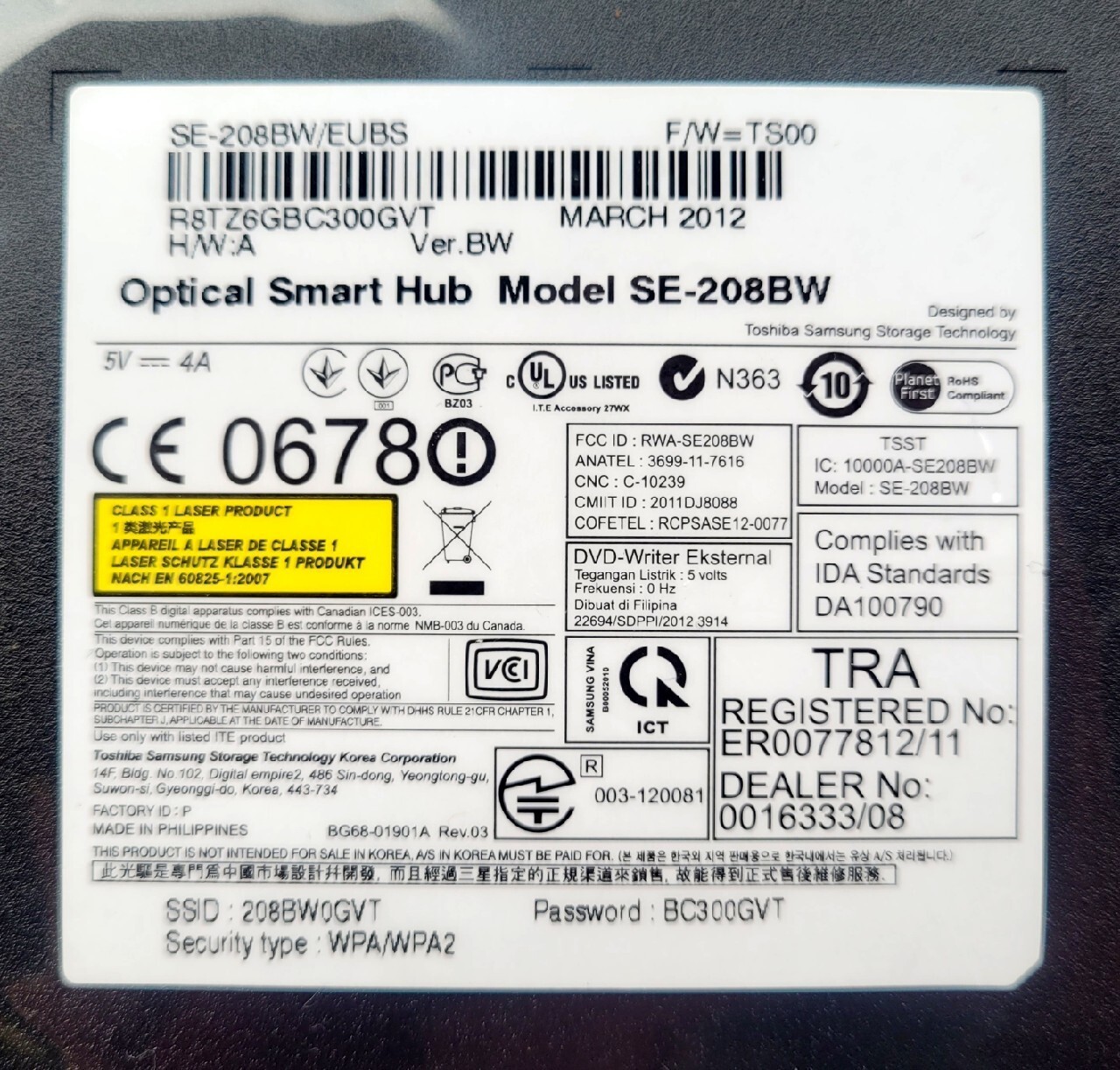 Samsung Optical Smart Hub Model SE208BW Bełchatów Kup teraz na