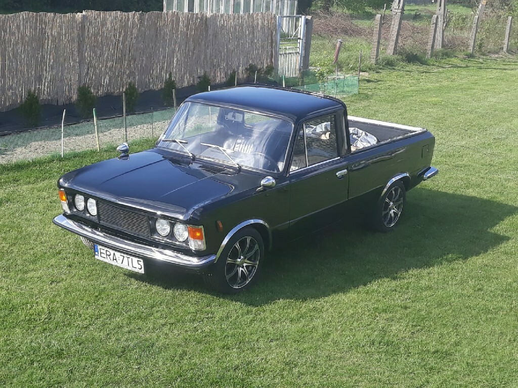 Modèle Réduit Fiat 125 Pick Up 1975 - Échelle 1:24, Couleur Verte - Boîte Blanche, Métal Die-Cast