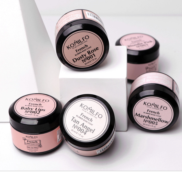 Baza rubber Komilfo 30 ml french base coat Katowice Kup teraz na