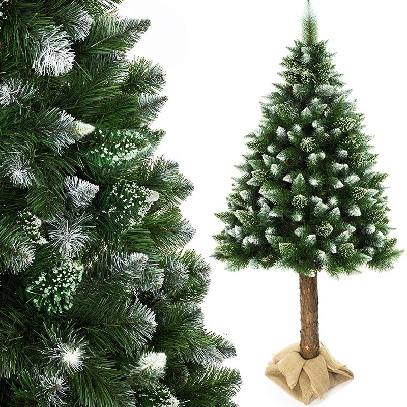 Choinka Sztuczna Na Naturalnym Pniu 180cm Premium Kup Teraz Za 129 00 Zl Zolwin Allegro Lokalnie