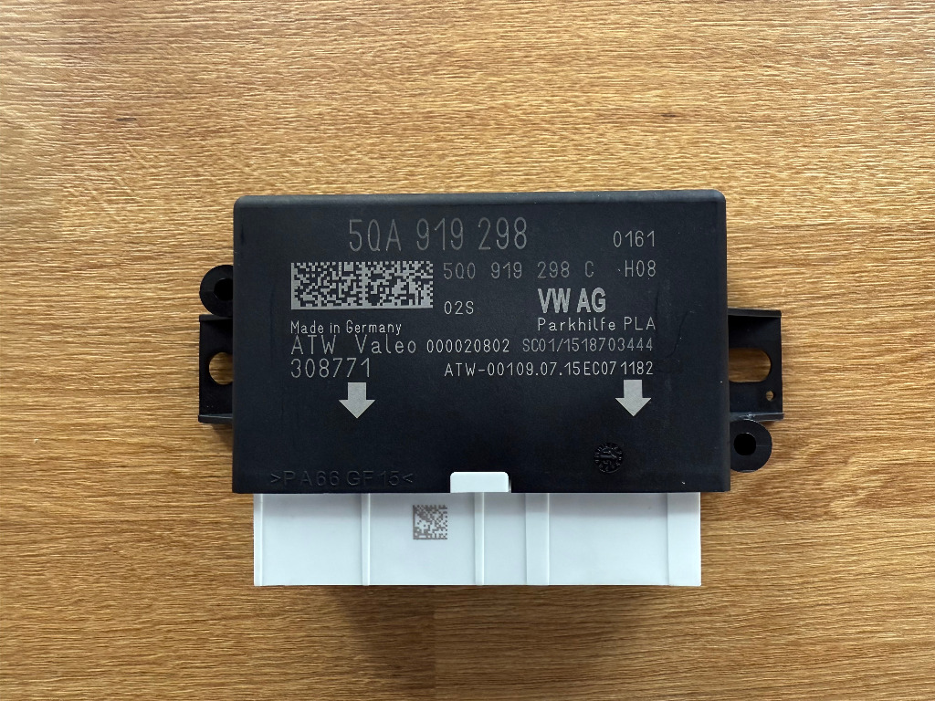 ПАРКТРОНІК МОДУЛЬ ДАТЧИКІВ ПАРКУВАННЯ ПАРКТРОНІК 5QA919298 VOLKSWAGEN ПАСАТ B8 