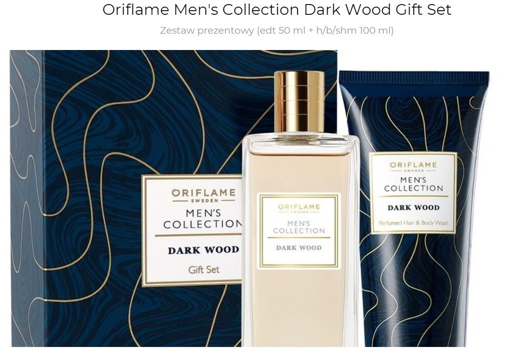 Oriflame Men Collection Dark Wood Gift Set zestaw Bychawa Kup teraz
