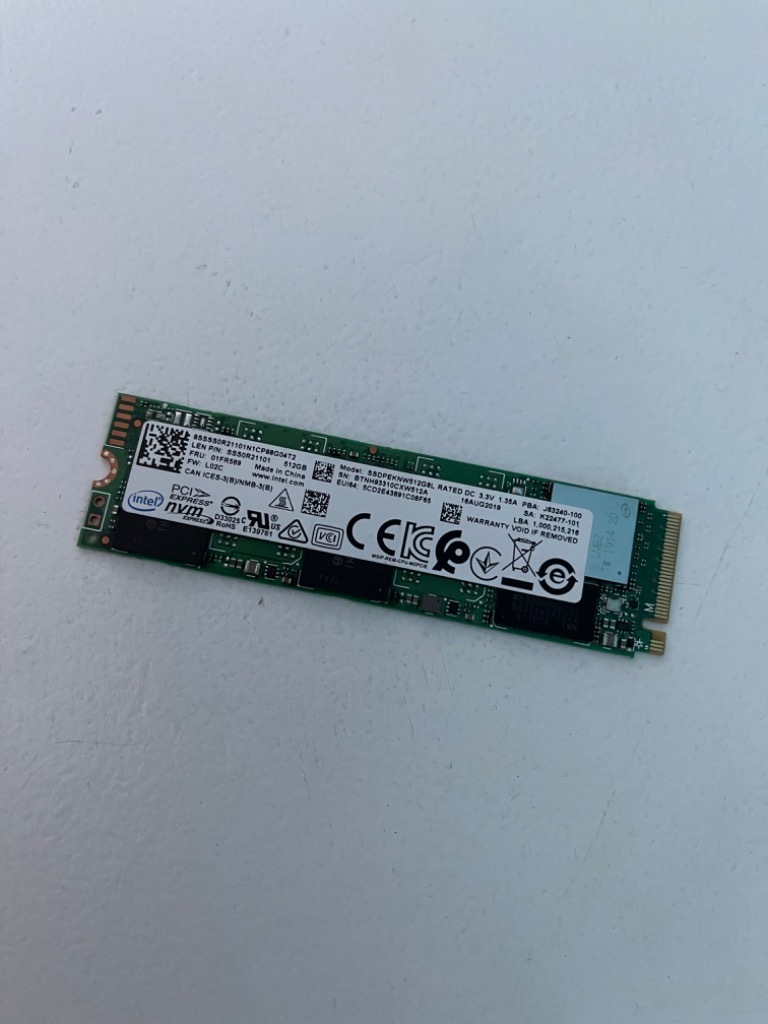 SSD M.2 NVMe INTEL 512 GB SSDPEKNW512G8L | wroclaw | Kup teraz na ...