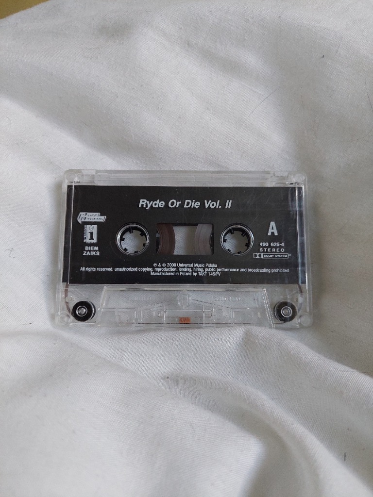 kaseta Ruff Ryders Compilation Ryde or die vol. 2 Gdynia Licytacja