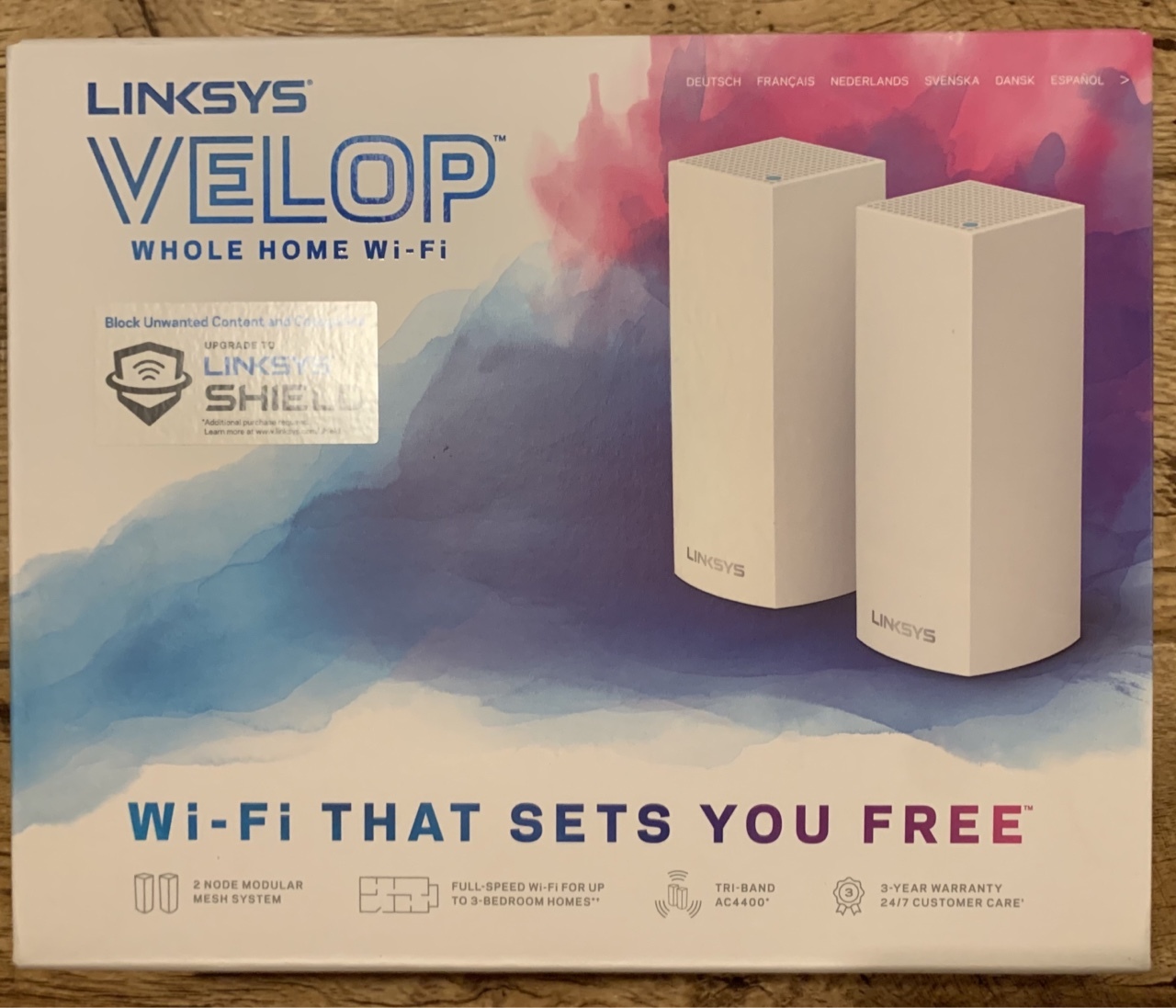 Zdjęcie oferty: Linksys Velop Mesh Wi-Fi 2200 Mb/s, zestaw 2 szt.