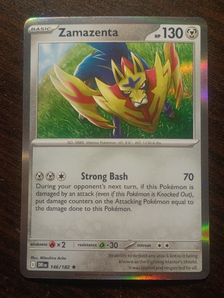 Kart pokemon zamazenta v - Allegro Lokalnie