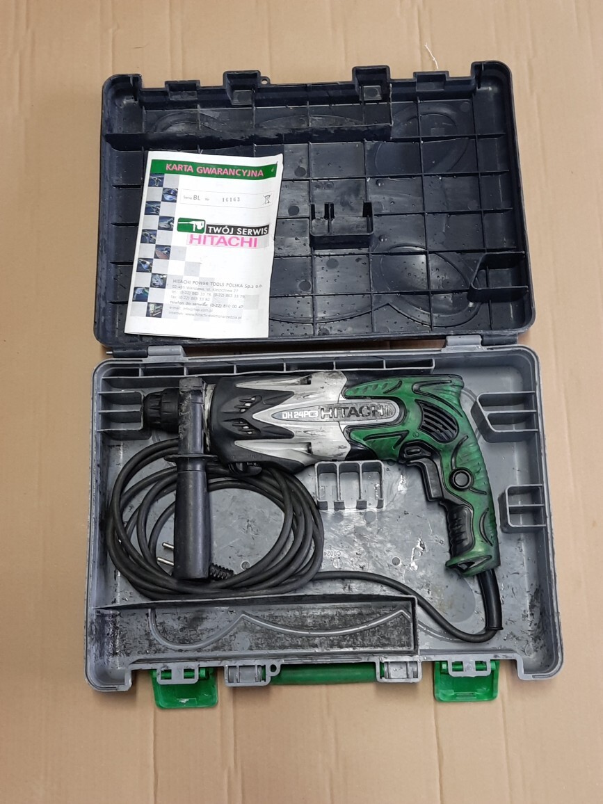 Młotowiertarka hitachi dh24pc3 wiertarka dh 24pc3 Pionki Kup teraz