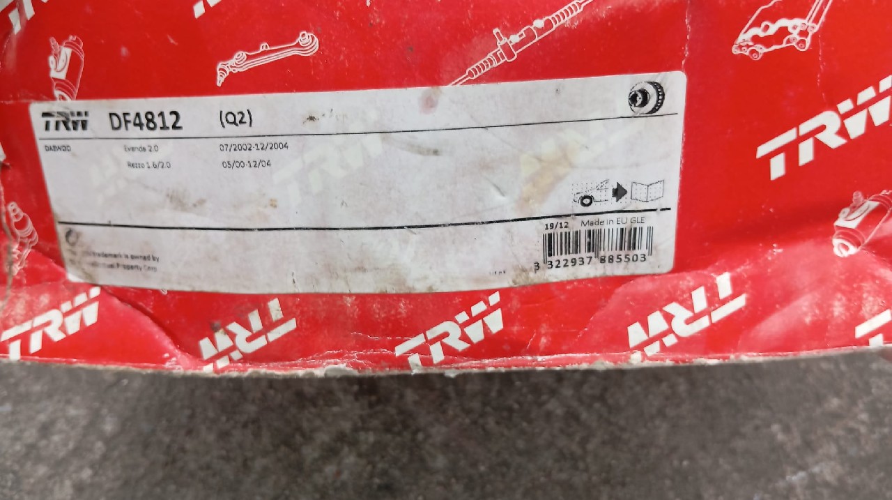 ДИСКИ ГАЛЬМІВНЕ TRW DF4812 