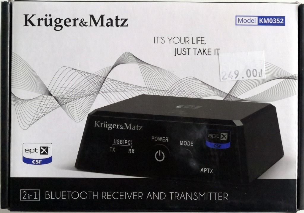 Odbiornik nadajnik Bluetooth Kruger&Matz KM0352 Zielona Góra Kup